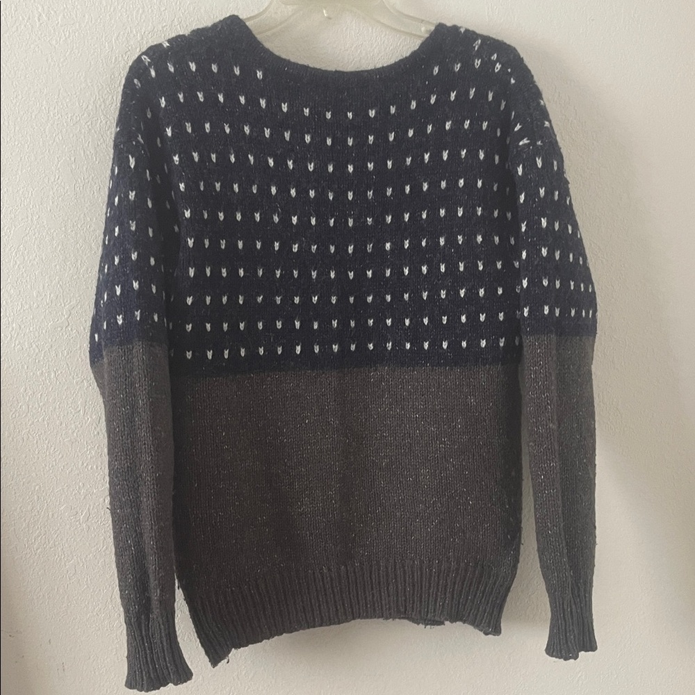 Kersh Black and Gray Crewneck Sweater with Polar Bear - Picture 3 of 3
